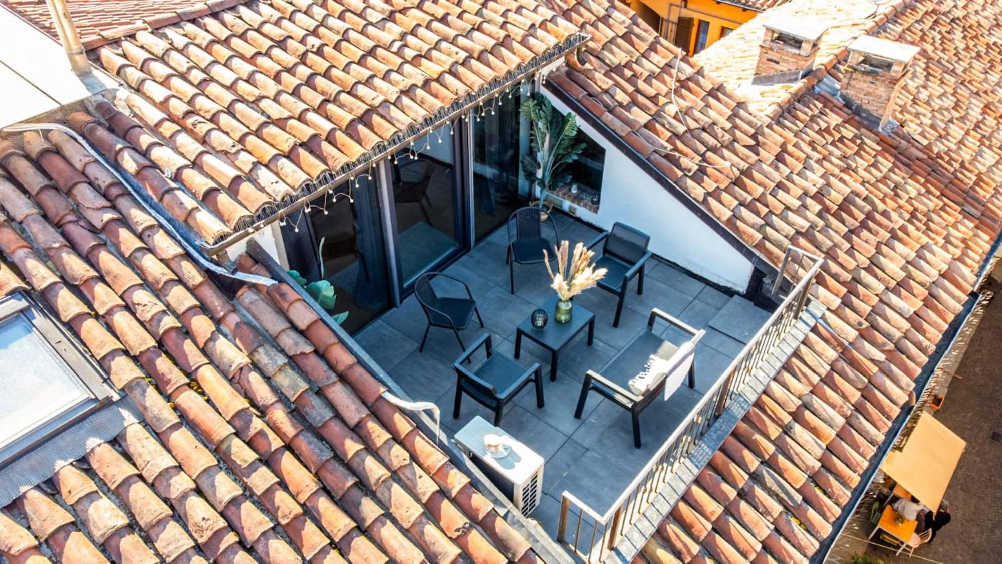 Centro Storico-Dimora Con Terrazza- Wi-Fi E Ac Apartamento Asti Exterior foto